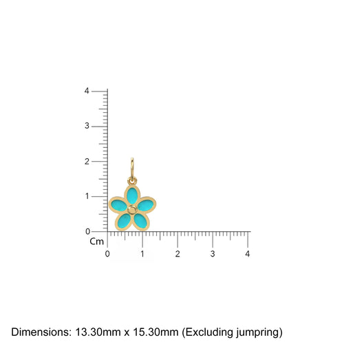 14K Solid Gold, Gemstone, Amethyst, Malachite, Coral, Turquoise, Inlay Daisy flower charm pendants, Tigers Eye , Australian Opal Necklace - Jalvi & Co. 