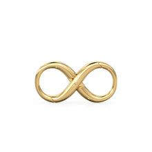 Load image into Gallery viewer, Infinity 18k Solid Gold Spring Clasp Handmade 20.50mm x 10.30mm - Jalvi &amp; Co. 