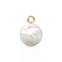 Load image into Gallery viewer, 18k Gold Screw Eye Component, Solid Gold Mounting Component, Pendant Charm DIY Findings, Jewelry Making,