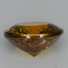Load image into Gallery viewer, Rainbow Titanite Sphene Gemstone 3.64ct VVS Brilliant Round - Untreated, Zagi Mine Gem