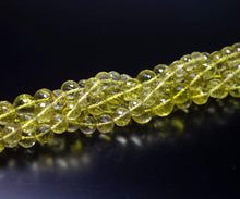 Load image into Gallery viewer, 10 inches , 10mm, Lemon Quartz Faceted Round Beads Necklace, Quartz Beads - Jalvi &amp; Co.