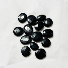 Load image into Gallery viewer, 10 Pcs Black Onyx Checker Fancy Oval Shape Loose Gemstone 14-16mm - Jalvi &amp; Co.