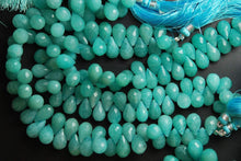 Load image into Gallery viewer, 10 Pcs Finest Quality Natural Amazonite Faceted Drops Shape 10-11mm Size - Jalvi &amp; Co.