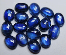 Load image into Gallery viewer, 10 Pcs, Natural Blue Kyanite Smooth Oval Shape, 7X5mm Large Loose Stones - Jalvi &amp; Co.