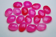 Load image into Gallery viewer, 10 Pcs Pink Chalcedony Faceted Oval Shape, 12X16mm - Jalvi &amp; Co.