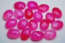 Load image into Gallery viewer, 10 Pcs Pink Chalcedony Faceted Oval Shape, 12X16mm - Jalvi &amp; Co.