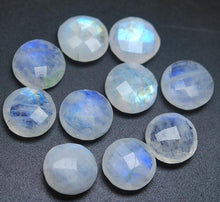 Load image into Gallery viewer, 10 Pieces, 16mm,Rainbow Moonstone Faceted Coins Shape Loose Gemstone Calibrated - Jalvi &amp; Co.