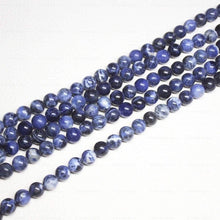 Load image into Gallery viewer, 10 Strands Sodalite Natural Smooth Round Ball Loose Gemstone Beads Strand 4mm 14&quot; - Jalvi &amp; Co.