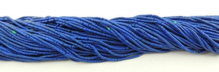 10 Strands Turquoise Smooth Heishi Wheel Tiny Beads Strand 12 inches 1mm 2mm - Jalvi & Co.