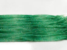Load image into Gallery viewer, 10 x Natural Shaded Green Onyx Faceted Rondelle Loose Gemstone Beads Strand 2mm 13&quot; - Jalvi &amp; Co.