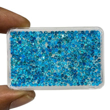 Load image into Gallery viewer, 100 Pc 2mm Natural Apatite Round Cut Neon Blue Untreated Gemstones Wholesale Lot - Jalvi &amp; Co.