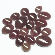 Load image into Gallery viewer, 104cts, 18pc, Natural Pink Sapphire Smooth Oval Cabochon Loose Gemstone Lot - Jalvi &amp; Co.