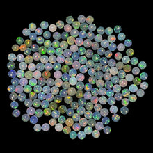 Load image into Gallery viewer, 12 Pcs Natural Opal 4mm Round Flashy Multi Colors Loose Cabochon Gemstones Lot - Jalvi &amp; Co.