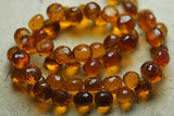 1/2 Strand,New Golden Citrine Quartz Micro Faceted Onion Shape Briolette, Size 7-8mm Approx