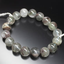 Load image into Gallery viewer, 12mm, Natural Garden Quartz AAA Grade Round Plain Sphere Ball Bracelet - Jalvi &amp; Co.