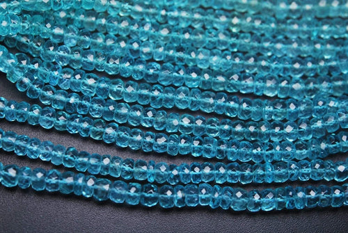 13.5 Inches Super Finest Quality Aaa Sky Green Blue Apatite Size 5-5.5mm - Jalvi & Co.