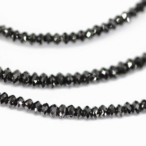 Natural Black Diamond Bead Necklace NP-1440 – Online Gemstone & Jewelry  Store By Gehna Jaipur