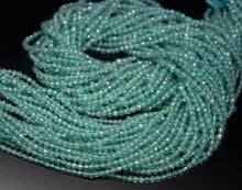 Load image into Gallery viewer, 13&quot; Full Strand, Blue Apatite Faceted Round Cut Shape Gemstone Beads, Apatite Beads, 2.20mm - Jalvi &amp; Co.
