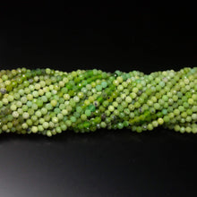 Load image into Gallery viewer, 13&quot; Full Strand, Green Opal Faceted Round Cut Shape Gemstone Beads, Opal Beads, 2.50mm - Jalvi &amp; Co.