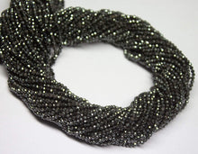 Load image into Gallery viewer, 13&quot; Full Strand, Hematite Faceted Round Cut Shape Gemstone Beads, Opal Beads, 1.90mm - Jalvi &amp; Co.