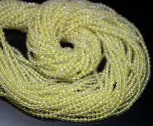 Load image into Gallery viewer, 13&quot; Full Strand, Lemon Quartz Faceted Round Cut Shape Gemstone Beads, Quartz Beads, 2mm - Jalvi &amp; Co.