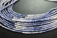 Load image into Gallery viewer, 13&quot; Full Strand, Shaded Blue Moonstone Faceted Rondelle Shape Gemstone Beads, Moonstone Beads, 2.50mm - Jalvi &amp; Co.
