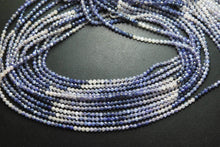 Load image into Gallery viewer, 13&quot; Full Strand, Shaded Blue Moonstone Faceted Rondelle Shape Gemstone Beads, Moonstone Beads, 2.50mm - Jalvi &amp; Co.