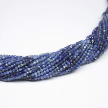 Load image into Gallery viewer, 13&quot; Full Strand, Sodalite Faceted Round Cut Shape Gemstone Beads, Sodalite Beads, 2.60mm - Jalvi &amp; Co.