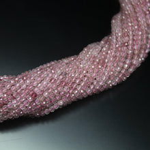 Load image into Gallery viewer, 13&quot; Full Strand, Strawberry Quartz Faceted Round Shape Gemstone Beads, Quartz Beads, 2.40mm - Jalvi &amp; Co.