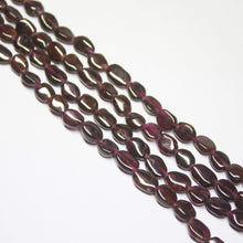 Load image into Gallery viewer, 13 inch, 6-8mm, Untreated Ruby Smooth Oval Shape Gemstone Beads - Jalvi &amp; Co.