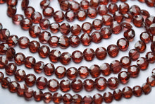 Load image into Gallery viewer, 13 Inches Full Strand, Natural Mozambique Garnet Faceted Full Drill Coins Shape Beads,Size 5mm Aprx - Jalvi &amp; Co.