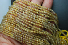 Load image into Gallery viewer, 13 Inches Strand, Aaa Golden Rutilated Super Cutting Faceted Rondelles, 3.25mm - Jalvi &amp; Co.