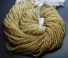 Load image into Gallery viewer, 13&#39;&#39; Strand,Champagne Color Natural Zircon Micro Faceted Rondells, Size 3mm - Jalvi &amp; Co.