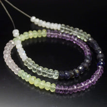 Load image into Gallery viewer, 14 inch, 5-6mm, Multi Gemstone Faceted Rondelle Shape Beads, Gemstone Beads - Jalvi &amp; Co.