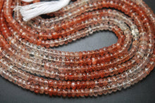 Load image into Gallery viewer, 14 Inch Strand,Rare Quality,African Sunstone Faceted Rondelles, 5-5.5mm Size, - Jalvi &amp; Co.