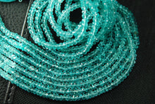 Load image into Gallery viewer, 14 Inches Sky Blue Apatite Faceted Rondelle Large Size 4-5mm - Jalvi &amp; Co.