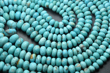 Load image into Gallery viewer, 14 Inches Strand, Natural Arizona Sleeping Beauty Turquoise Faceted Rondelles,Size 5-9mm - Jalvi &amp; Co.