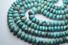 Load image into Gallery viewer, 14 Inches Strand, Natural Arizona Sleeping Beauty Turquoise Faceted Rondelles,Size 5-9mm - Jalvi &amp; Co.