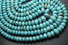 Load image into Gallery viewer, 14 Inches Strand, Natural Arizona Sleeping Beauty Turquoise Faceted Rondelles,Size 5-9mm - Jalvi &amp; Co.