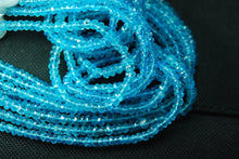 Load image into Gallery viewer, 14 Inches Super Finest Quality Sky Blue Mystic Topaz Faceted Rondelles Size 3.5mm - Jalvi &amp; Co.
