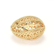 Load image into Gallery viewer, 14k 18k Solid Gold Handmade Designer Egg Shaped Spacer Gold Bead Finding 12,13,16mm - Jalvi &amp; Co.