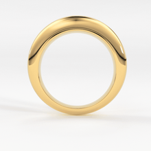 Load image into Gallery viewer, 14k Gold Dome Ring / Dome Ring Gold / Statement Ring / Crescent Dome Ring / Chunky Ring / Minimal / Statement Ring / Classic Bold Ring - Jalvi &amp; Co.