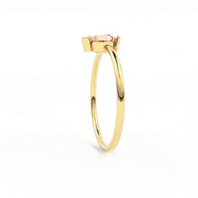 Load image into Gallery viewer, 14K Gold Morganite Ring / Pink Energy Ring / Morganite Ring / Engagement Ring / Dainty Engagement Ring / Morganite Engagement Ring - Jalvi &amp; Co.