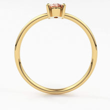 Load image into Gallery viewer, 14K Gold Oval Morganite Ring / Make Me Blush Ring / Engagement Ring / Morganite Ring / Dainty Engagement Ring / Pink Stone Gold Ring - Jalvi &amp; Co.