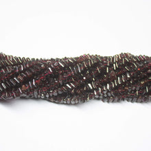 Load image into Gallery viewer, 15&quot; Full Strand, Red Garnet Smooth Heishi Shape Gemstone Beads, Garnet Beads, 5mm - Jalvi &amp; Co.