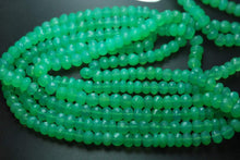Load image into Gallery viewer, 15 Inch Strands,Chrysoprase Chalcedony Faceted Rondelles Shape Beads, 7-7.5mm Size, - Jalvi &amp; Co.