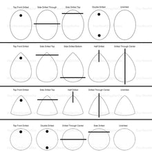 Load image into Gallery viewer, 15x8mm Natural Peach Moonstone Smooth Pear Drops Briolette Beads Jewelry Making 6 Pairs - Jalvi &amp; Co.