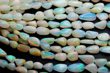 Load image into Gallery viewer, 16 Inch Strand Super Fire White Ethiopian Opal Smooth Polished Nuggets, Size 6-13mm - Jalvi &amp; Co.