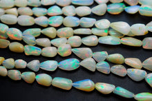 Load image into Gallery viewer, 16 Inch Strand Super Fire White Ethiopian Opal Smooth Polished Nuggets, Size 6-13mm - Jalvi &amp; Co.