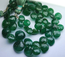 Load image into Gallery viewer, 172 Carats, 8 Inch Strand, Natural Aventurine Faceted Heart Shape Briolette&#39;s, 8-12mm - Jalvi &amp; Co.